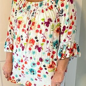 Floral Print Women's Top